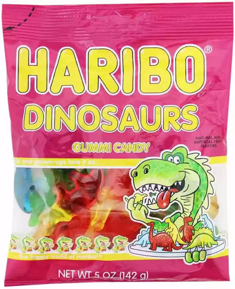 Haribo Dinosaurs 142g - Pack of 12