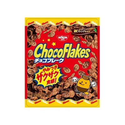 Nissin Choco Flakes Bitter Chocolate (Japan) 65g - Pack of 12