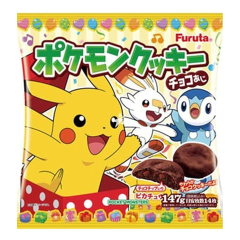 Furuta Pokemon Cookies Chocolate (Japan) 147g - Pack of 12