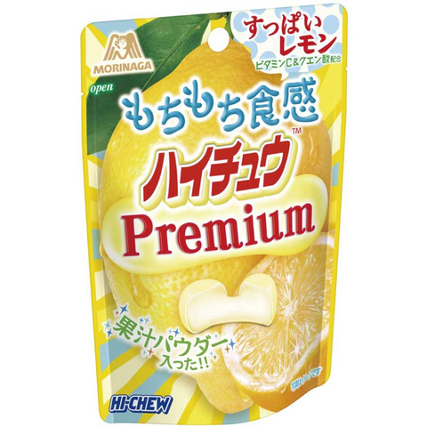 Morinaga Hi-Chew Premium Refreshing Lemon (Japan) 35g - Pack of 10