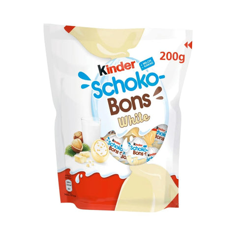 Kinder Schoko Bons White 200g - Pack of 18