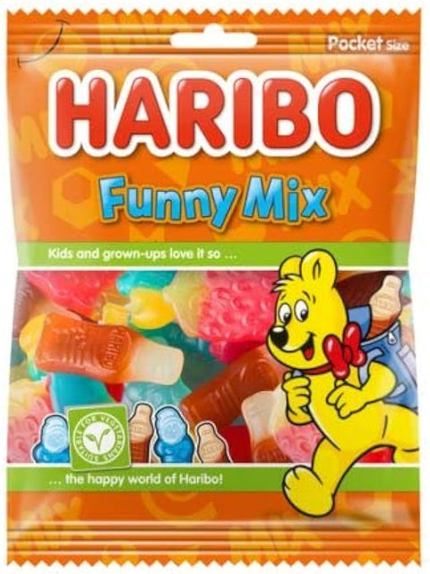 Haribo Funny Mix 75g - Pack of 28