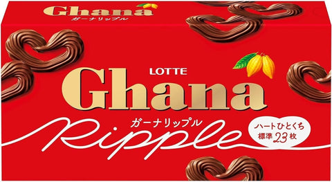 Lotte Ghana Ripple 58g - Pack of 10