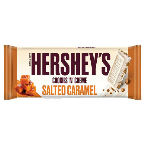 Hershey's Cookies 'n'  Creme Salted Caramel Bar (UK) 90g - Pack of 24