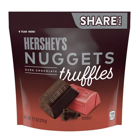 Hershey's Nuggets Dark Chocolate Truffles 218g - Pack of 8