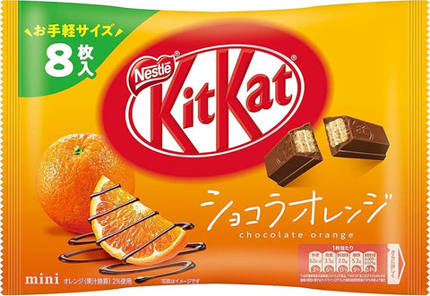 Kit Kat Mini Chocolate Orange 8pc (Japan) 96g - Pack of 6