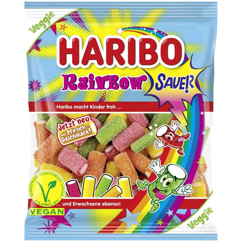 Haribo Rainbow Fizz 160g - Pack of 22