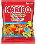 Haribo Alphabet Letters 142g - Pack of 12