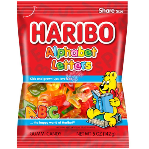 Haribo Alphabet Letters 142g - Pack of 12