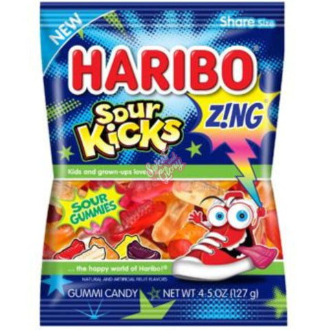 Haribo Sour Kicks 128g - Pack of 12