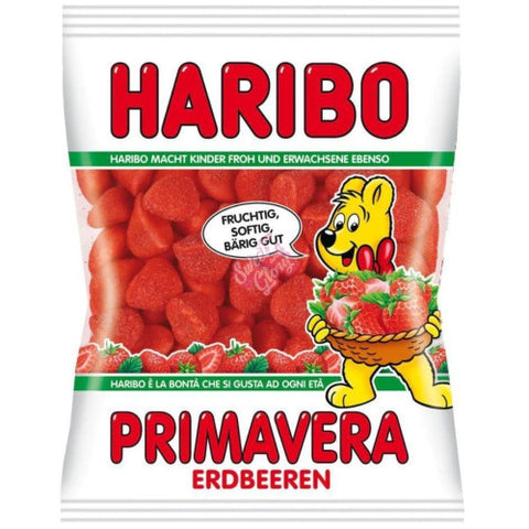 Haribo Primavera Erdbeeren (Strawberry Mallows) 100g - Pack of 30