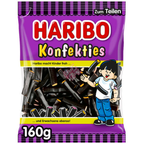 Haribo Konfekties (Liquorice Fondant) 160g - Pack of 20