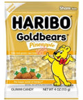 Haribo Gold Bears Pineapple 113g - Pack of 12