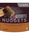 Hershey's Nuggets Milk Chocolate with Toffee & Almonds 289g - Pack of 8