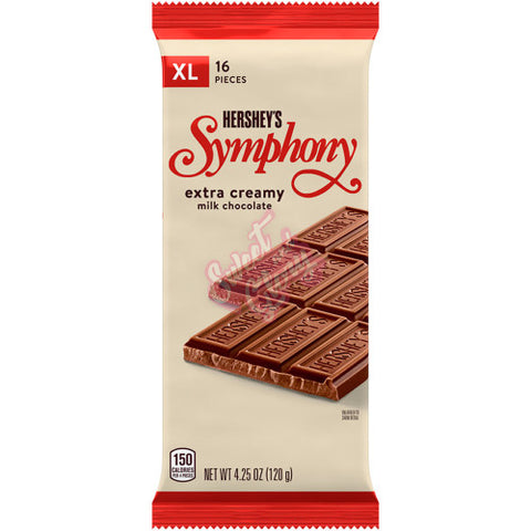 Hershey's Symphony XL Milk Chocolate Bar 120g - Pack of 12