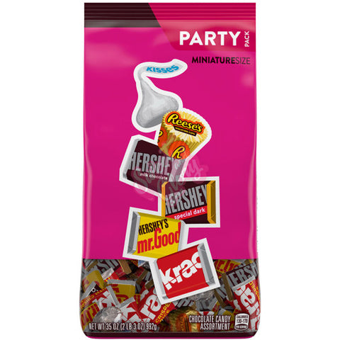 Hershey's Miniatures Assortment Party Bag 992g - Pack of 12