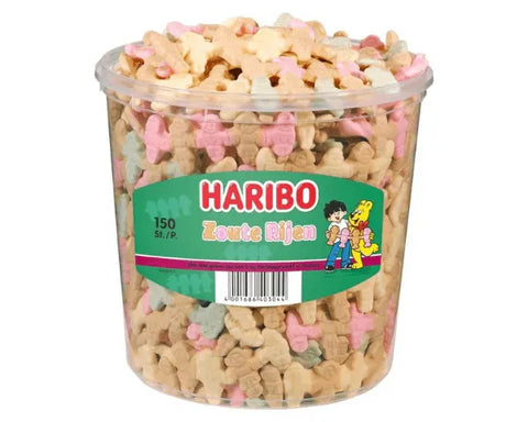 Haribo Zoute Rijen 840g