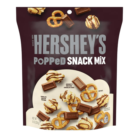 Hershey's Chocolate Popped Snack Mix 226g - Pack of 6