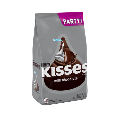 Hershey's Kisses Milk Chocolate Party Bag 1014g Bag