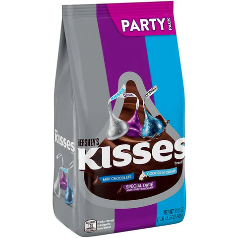 Hershey's Kisses Assorted Chocolate Party Bag 893g Bag - Pack of 45700