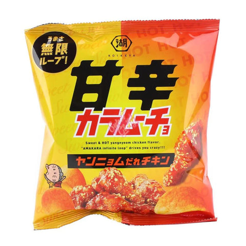 Koikeya Sweet & Hot Fried Chicken (Japan) 53g - Pack of 12