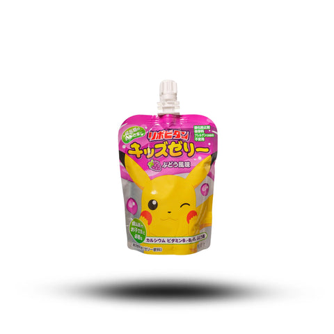 Taisho Pokemon Lipovitan Jelly Grape 125g - Pack of 6