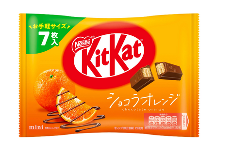 Kit Kat Mini Chocolate Orange 7pc (Japan) 81g - Pack of 6