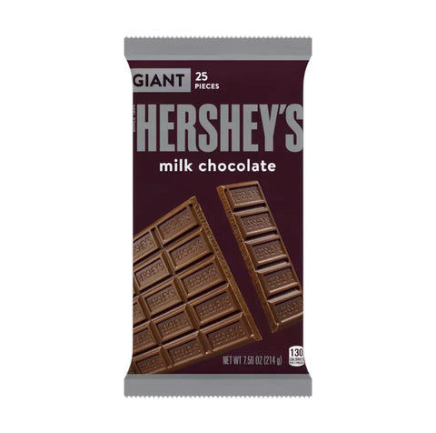 Hershey's Giant Bar Milk Chocolate 214g - Pack of 12