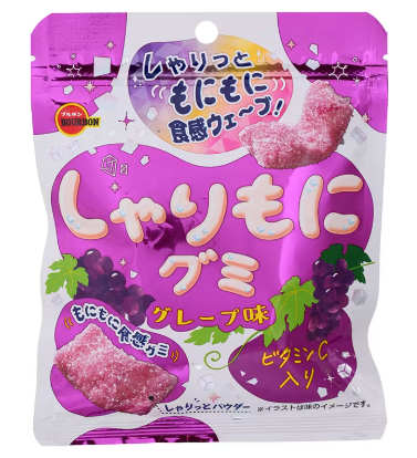 Bourbon Sharimoni Gummi Grape (Japan) 57g - Pack of 12