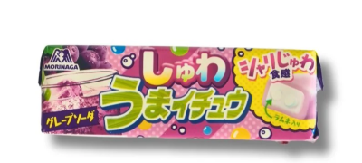 Morinaga Shuwa Umai (Grape Soda) Chew (Japan) 34g - Pack of 20