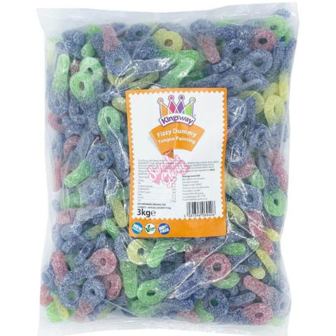 Kingsway Tongue Painting Fizzy Dummies 3Kg - Pack of 12