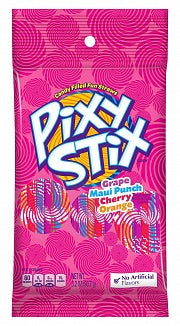 Pixy Stix Peg Bag 113g - Pack of 12