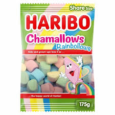 Haribo Chamallows Rainbollows 175g - Pack of 12