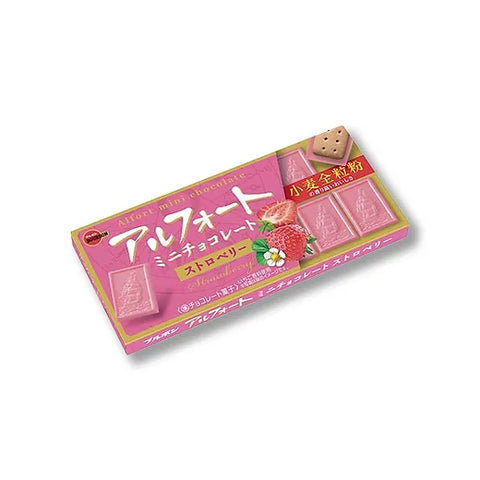 Bourbon Alfort Mini Strawberry Biscuit (Japan) 55g - Pack of 10