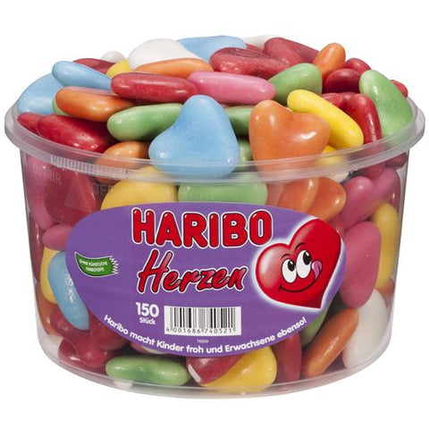 Haribo Harten (Coloured Hearts) 1050g Tub