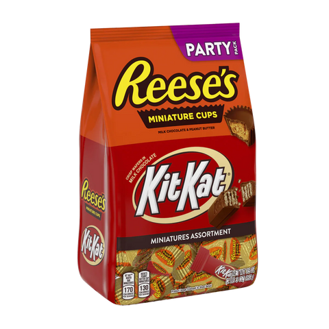 Hershey's Mini Kit Kat & Reese's Party Bag 946g - Pack of 12