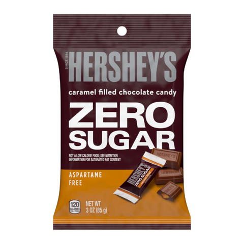 Hershey's Sugar Free Chocolate Filled with Caramel 85g - Pack of 12