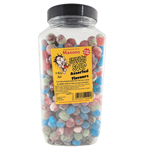 Maxon's Stupidly Sour Assorted Jar 3kg