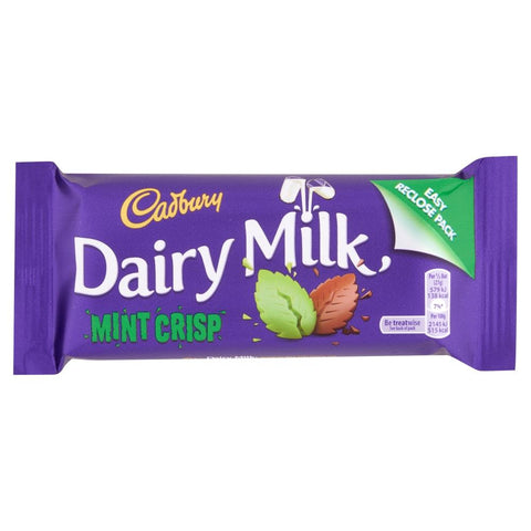 Cadbury Dairy Milk Mint Crisp Bar 53g (Irish) - 48 x 53g Bars