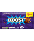 Cadbury Boost Chocolate Bar 4 Pack Multipack 126g - 12 x (4 x 31.5g)