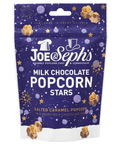 Joe & Seph's Milk Chocolate Popcorn Stars Pouch 63g - 14 x 63g Pouches