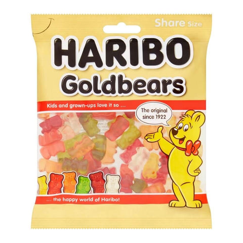 Haribo Gold Bears Share Bags 160g - 12 x 160g Bags