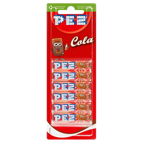 Pez Cola Refill 6 Pack 51g - 18 x 55g Packs