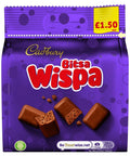 Cadbury Bitsa Wispa Chocolate Bag 85g £1.50 PMP - 10 x 85g Bags