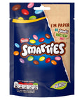 Smarties Milk Chocolate Sharing Bag 105g - 8 x 105g Bags