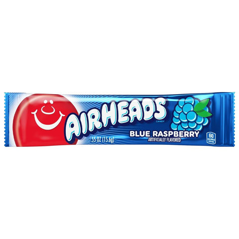 Airheads Blue Raspberry Chewy Candy Bars 16g - 36 x 16g Bars