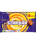 Cadbury Starbar Chocolate Bar 4 Pack Multipack 148g - 12 x (4 x 37g) Multipacks