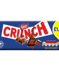 Nestle Crunch Milk Chocolate Sharing Bar 100g £1.25 PMP - 16 x 100g Bars