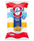 Seabrook The Original Crinkle Cut Crisp Variety 6 Pack 150g - 8 x (6 x 25g)