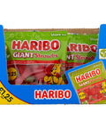 Haribo Giant Strawbs 140g £1.25 PMP - 12 x 140g Bags